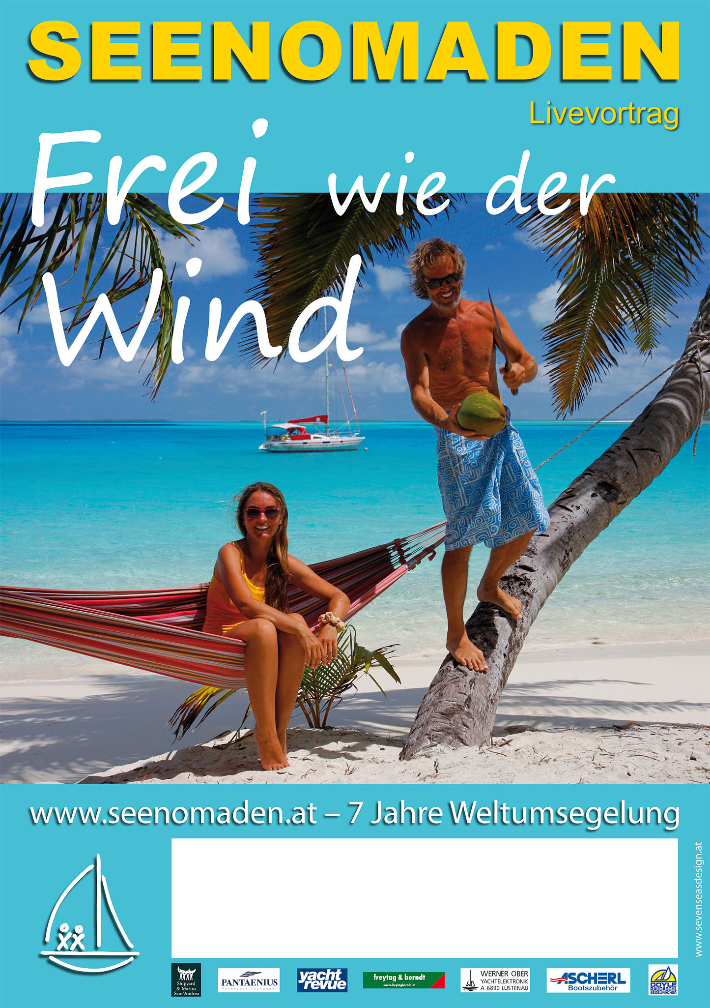 Frei wie der Wind - Plakat Seenomaden
